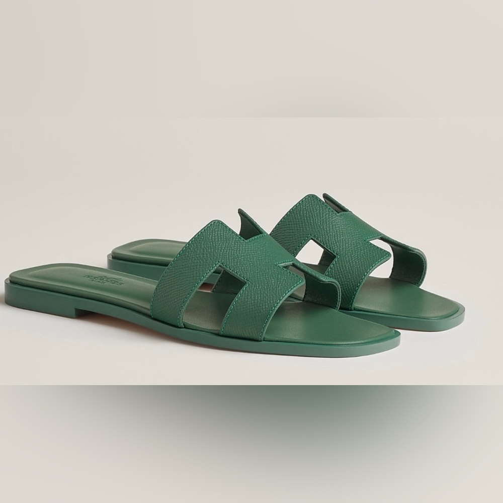Hermes Oran Epsom Calfskin 38.5 in Vert